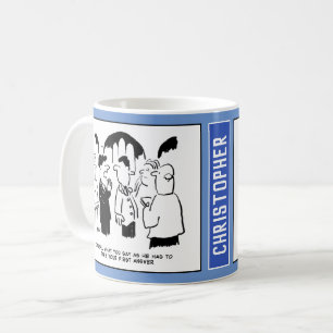 At a Wedding Best Man Warns the Bridegroom. Funny Coffee Mug