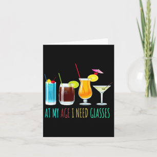 At Age Need Gles Funny Sarcasm Sarcastic Humour Card
