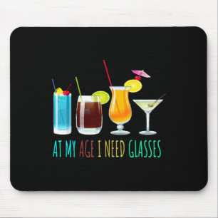 At Age Need Gles Funny Sarcasm Sarcastic Humour Mouse Mat
