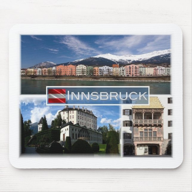 AT Austria - Innsbruck Tyrol - Mouse Mat (Front)