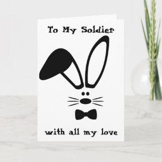 **AT EASTER** SENDING LOVE TO "MY SOLDIER" CARD