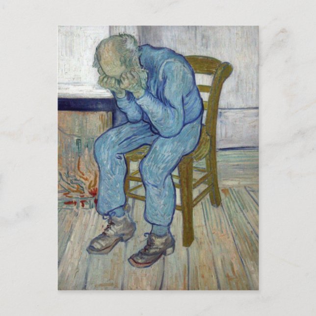 At Eternity's Gate by Vincent van Gogh Postcard (Front)