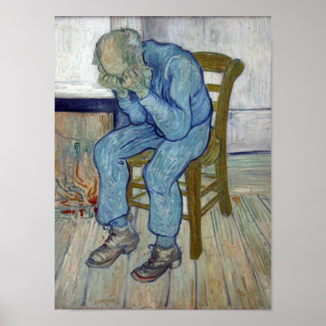 At Eternity's Gate by Vincent van Gogh Poster (Front)