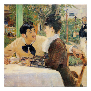 At Father Lathuille's  Edouard Manet  Poster
