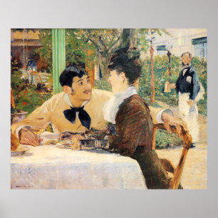 At Father Lathuille's Edouard Manet Poster