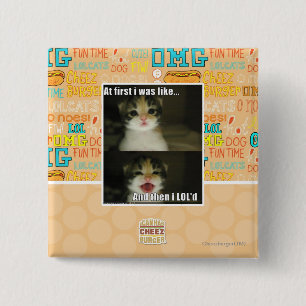 At first I was like 15 Cm Square Badge