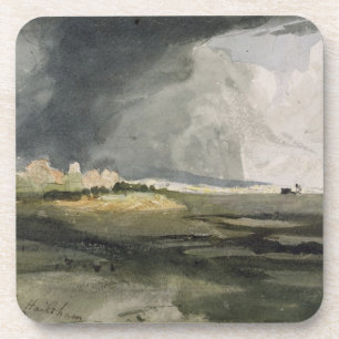 At Hailsham, Sussex: A Storm Approaching, 1821 (w/ Coaster