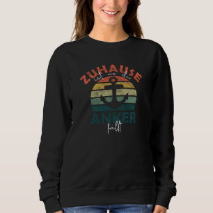 At Home Is Where The Anchor Falls North Sea Sweatshirt