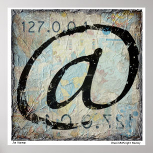 @ - At Home - Local Host - Map Poster