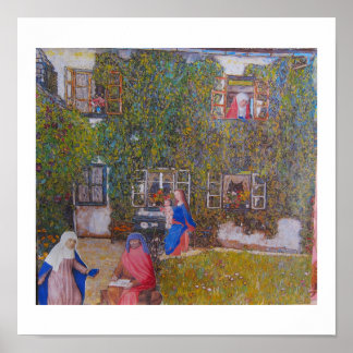 At Home with the Folks at Klimt's House Poster