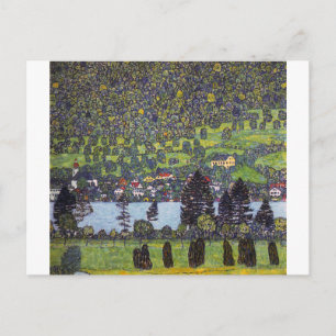 At Lake Atter, Gustav Klimt Postcard