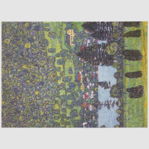 At Lake Atter, Gustav Klimt Tissue Paper
