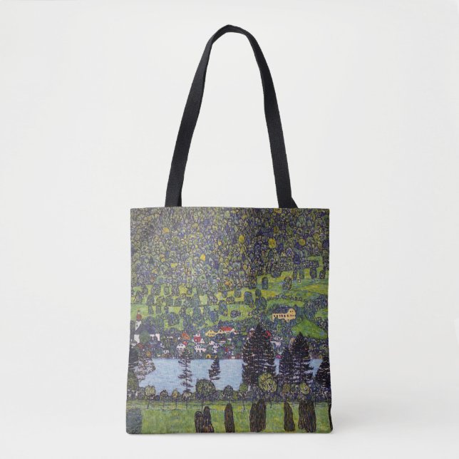 At Lake Atter, Gustav Klimt Tote Bag (Front)