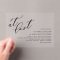 At Last Black Modern Calligraphy Wedding