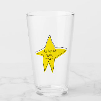 At Least You Tried - Yellow Star Glass