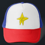 At Least You Tried - Yellow Star Trucker Hat<br><div class="desc">A poorly made yellow star with the words,  "At least you tried, " in the centre. Perfect for someone who tries their best.</div>