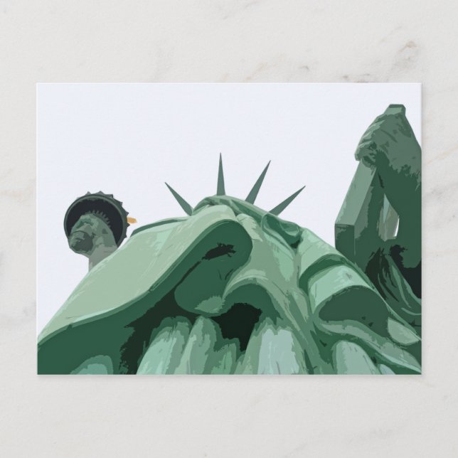 At Liberty's Feet Postcard (Front)