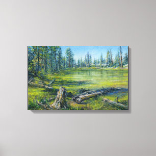 “At Marshes Edge” Canvas Print