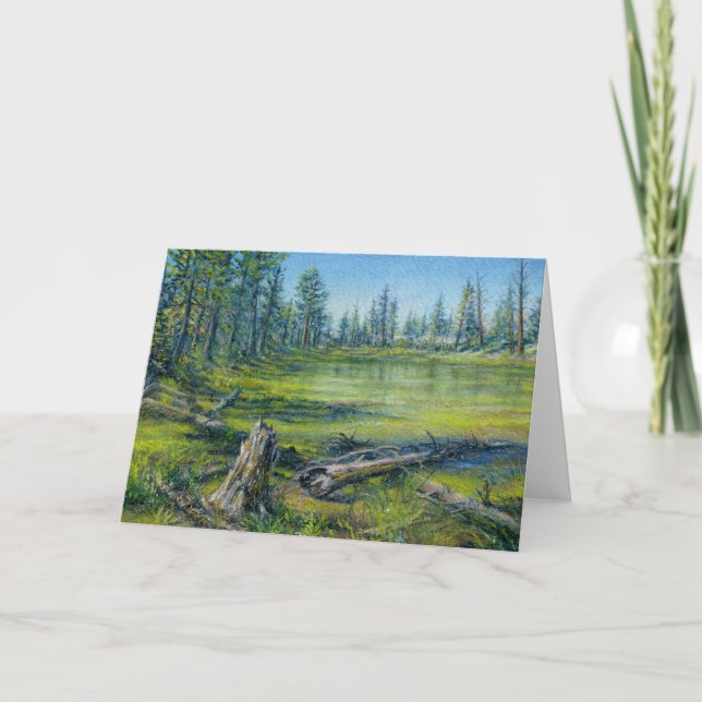 “At Marshes Edge” Card (Front)