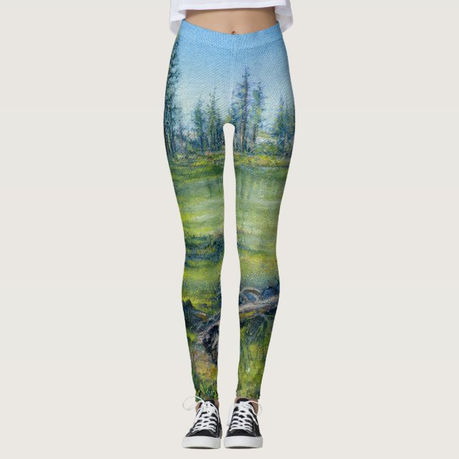 “At Marshes Edge” Leggings (Front)