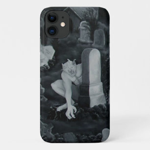 At night on the cemetery -  devil iPhone 11 case