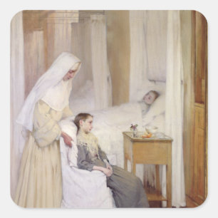 At Notre-Dame du Perpetuel Bon Secours Square Sticker