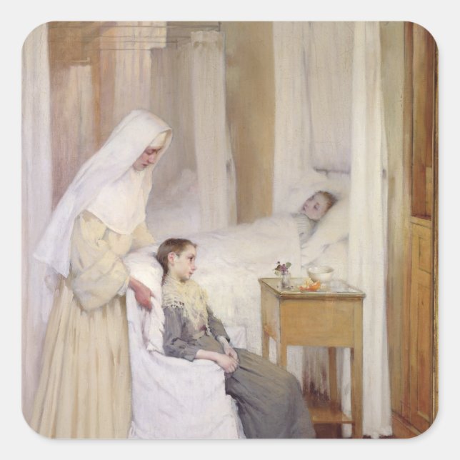 At Notre-Dame du Perpetuel Bon Secours Square Sticker (Front)