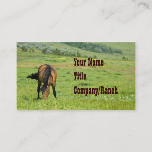 At Pasture Western Business Card