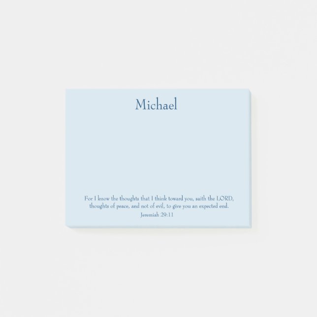 At Peace Christian Post-it Notes (Front)