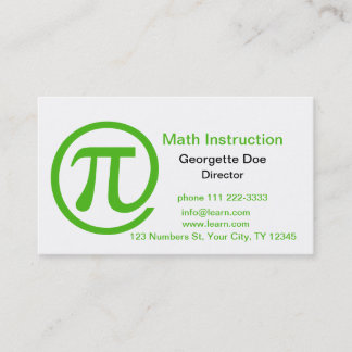 At Pi Kelly Green Business Card