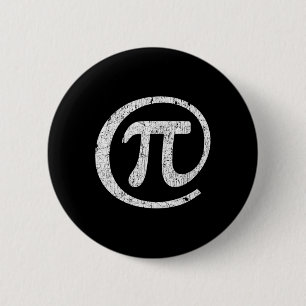 At Pi Symbol @ Math Geek Pi Day  6 Cm Round Badge