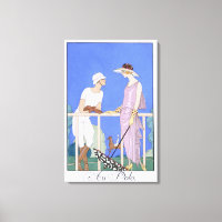 At Polo, 1920-29 (pochoir print)