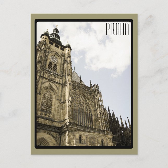 At Prague Castle Postcard (Front)