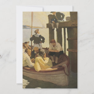 At Queen's Ferry by NC Wyeth, Vintage Pirates