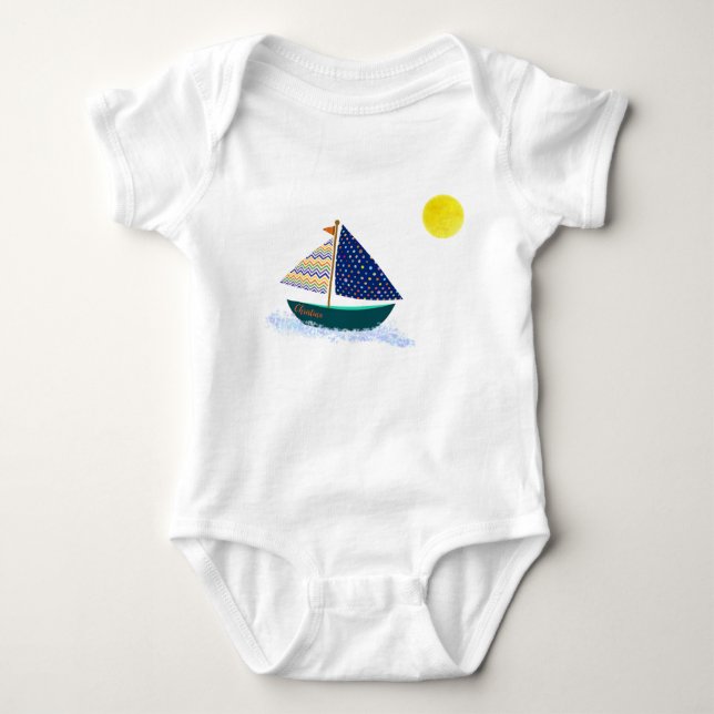 At Sea Baby Bodysuit (Front)
