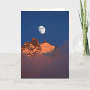 At Sunrise   Aiguille du Plan Chamonix, France Card