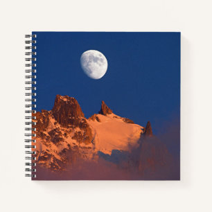 At Sunrise Aiguille du Plan Chamonix, France Notebook