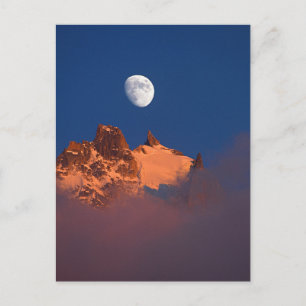 At Sunrise Aiguille du Plan Chamonix, France Postcard
