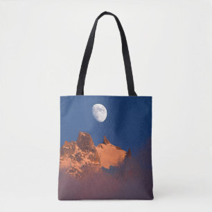 At Sunrise Aiguille du Plan Chamonix, France Tote Bag