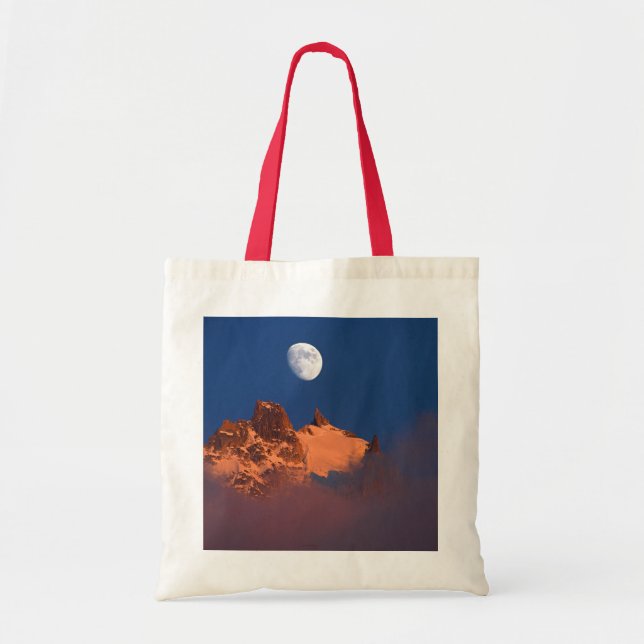 At Sunrise | Aiguille du Plan Chamonix, France Tote Bag (Front)