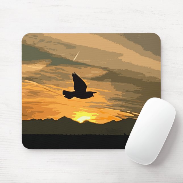 At sunrise mouse mat (With Mouse)