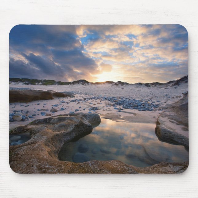 At Sunset In A Puddle Mouse Mat (Front)