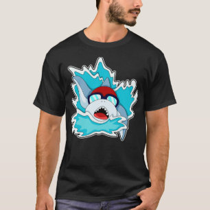 at Swimming with Swimming goggles 1 T-Shirt