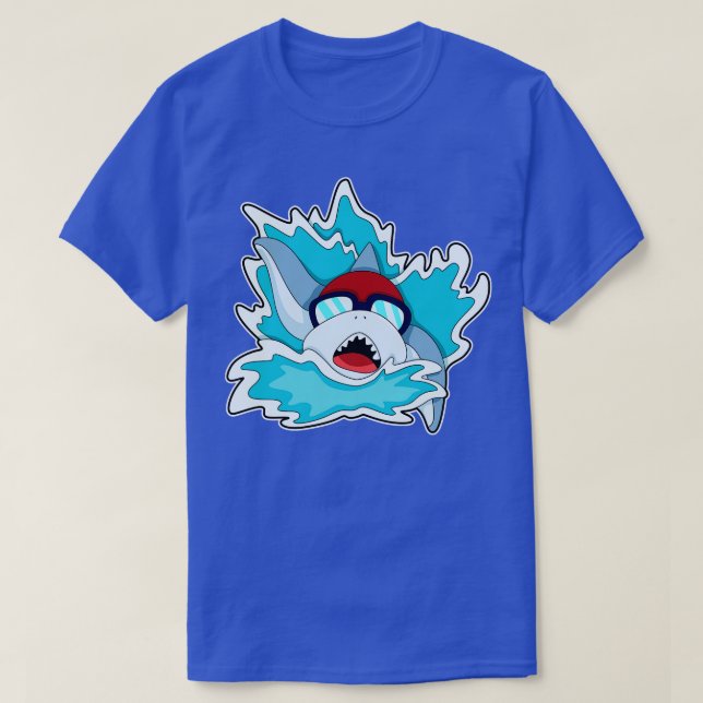 at Swimming with Swimming goggles 2 T-Shirt (Design Front)