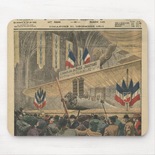 At the Aircraft Salon Mouse Mat (Front)