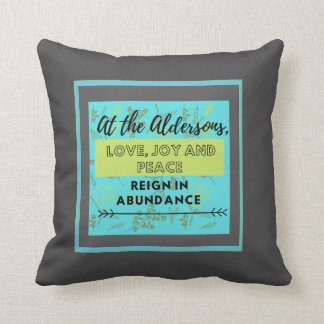At the Aldersons Cushion