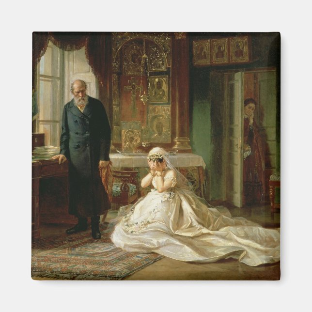 At the Altar, 1870s Magnet (Front)