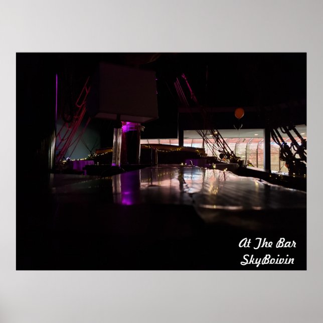 at the bar poster (Front)