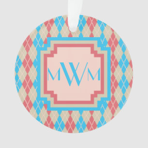 At the Beach Argyle Acrylic Ornament