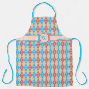 At the Beach Argyle All-Over Print Apron